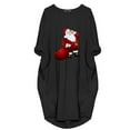 thumbnail image 3 of Kiplyki Women's Christmas Dress Plus Size The Winter Loose Pocket Printed Dresses, 3 of 5