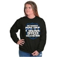 thumbnail image 5 of Favorite Police Officer Calls Me Mom Women Crewneck Sweatshirt Brisco Brands S, 5 of 6
