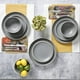 thumbnail image 4 of Juego de vajilla Gibson Home Rockaway Grey Mate 12 piezas para 4, 4 of 7