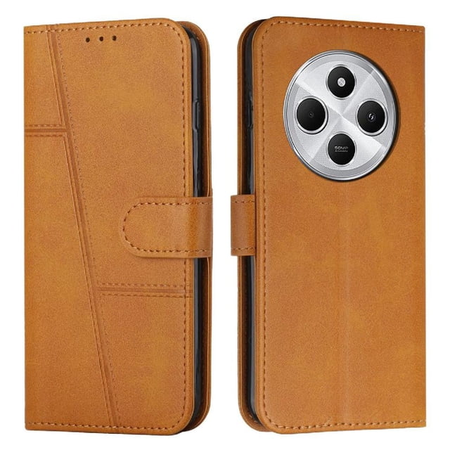 Funda Flip para FOXDOCK Xiaomi Redmi 14C 4G – Carcasa delgada y resistente a impactos con soporte para uso diario y profesional