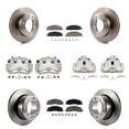 thumbnail image 1 of CMX Front Rear Disc Brake Caliper Rotors and Ceramic Pads Kit (10Pc) for Car 2012 Ram 1500 with 8 Lug Wheels KC8-101142C, 1 of 11