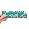 thumbnail image 1 of Blue Wave Mexico Totems Ancient Civilization Rectangle Bumper Sticker Notebook Window Decal, 1 of 1