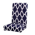 thumbnail image 2 of Neinkie Chair Covers for Dining Room - Stretch Chair Slipcovers for Decorative Seat Protector Armless Removable Washable Elastic Dinner Universal Spandex Solid Chair Slip Covers Set, 2 of 7