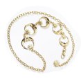 thumbnail image 2 of Cinturón de cadena de metal con forma de luna para mujer, moderno, decorativo, resistente, sin óxido, dorado, 2 of 15