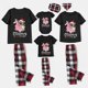 thumbnail image 1 of Pijamas familiares navideños a juego, conjuntos de pijamas negros para mascotas, Navidad en julio, 1 of 4