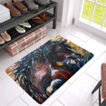 thumbnail image 3 of MKHERT Cool Fighting Horses Oil Painting Doormat Rug Home Decor Floor Mat Bath Mat 30x18 inch, 3 of 3