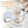 thumbnail image 5 of Flour Funnel for KitchenAid Mixer, Large-Capacity Foldable Flour Funnel, Food-Grade Silicone, Stand Mixer Kitchen Funnel, Mess Free Guided Pouring, Dishwasher Safe, 5 of 7