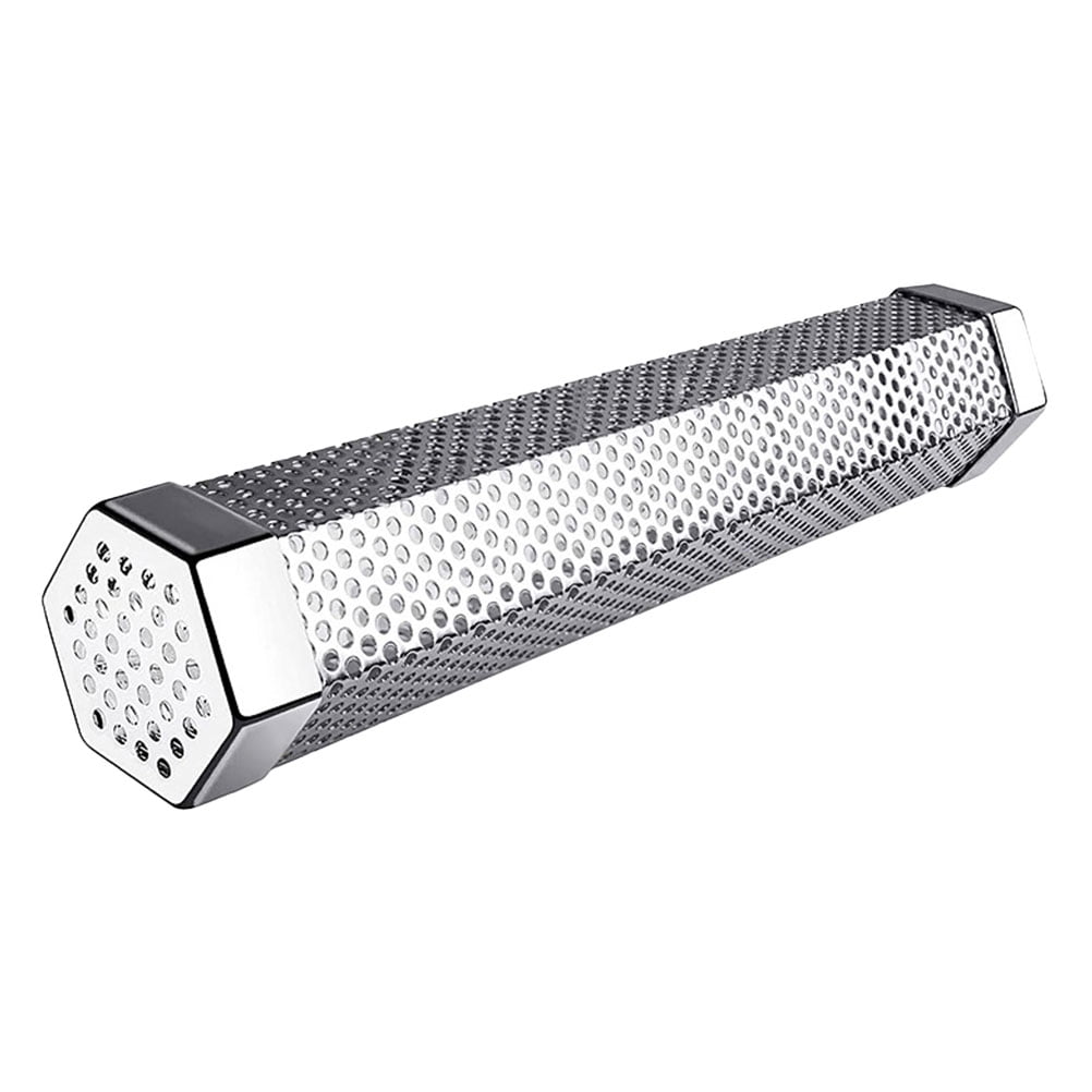 TINKSKY Smoker Tube Box Barbecue Pellet Wood Grill Smoking Bbq Charcoal