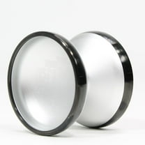 MAGICYOYO Bi ''Bismuth'' Yo-Yo - Aluminum with Stainless Steel Rim - Bi-Metal YoYo (Silver with Black Rim)