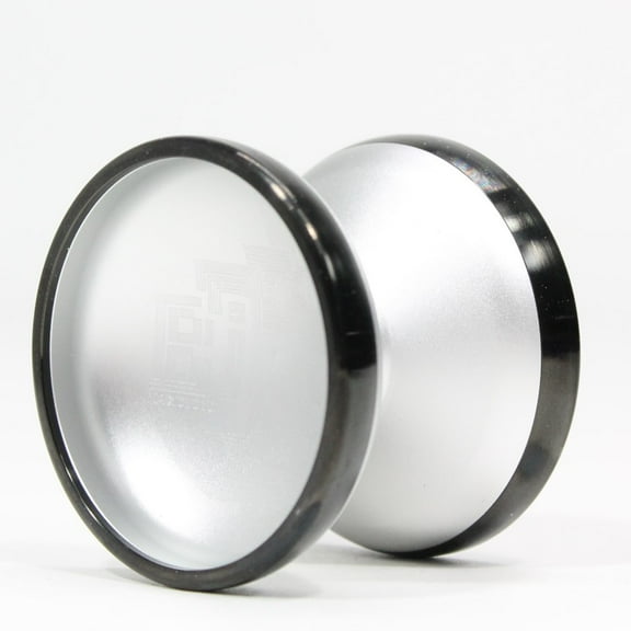 MAGICYOYO Bi ''Bismuth'' Yo-Yo - Aluminum with Stainless Steel Rim - Bi-Metal YoYo (Silver with Black Rim)