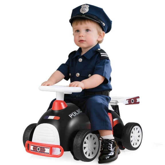 Infans Kids Ride On Push Car w/Music Under-Seat Storage Universal Wheels for Boys Girls