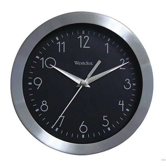 Westclox 36001 Horloge Murale 8 7-8 en Aluminium