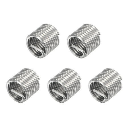 Uxcell 5/8-11 UNC 1.5D 304 Stainless Steel Wire Thread Inserts Screw ...