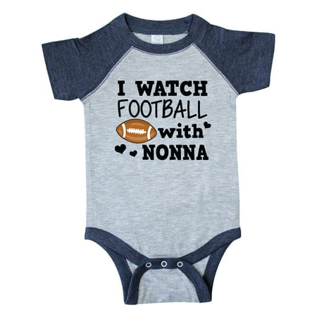 

Inktastic I Watch Football with My Nonna Gift Baby Boy Bodysuit