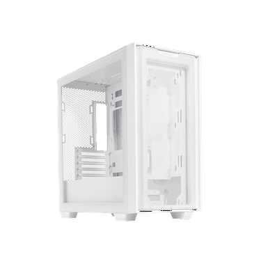 ASUS A21/WHT// Micro ATX Computer Case Steel / Plastic / Tempered Glass-White