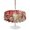 Red, variant on Outdoor Tablecloth with Umbrella Hole for Patio/Picnic/Party/Camping, Ocean Red Octopus Waterproof Table Cloth Round Cover Washable, Coastal Anchor Sea Boat Retro World Map (Dia 54")