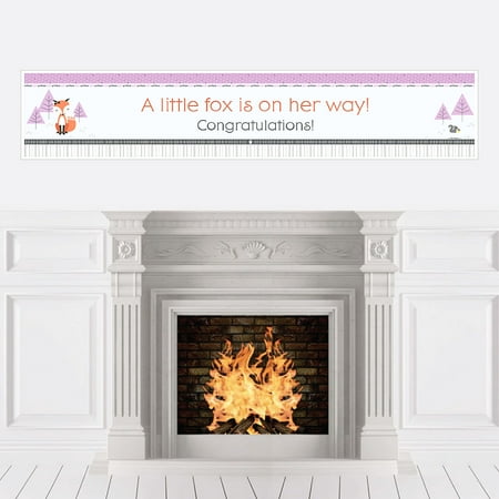 Big Dot Of Happiness Miss Foxy Fox Girl Baby Shower Decorations
