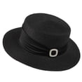 thumbnail image 2 of Mgmyaa Women French Style Pearl Flower Summer Bucket Hat Elegant Wide Brim Beach Vacation Cap Foldable Lightweight Sun Protection Headwear by Mgmyaa, 2 of 9