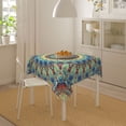 thumbnail image 4 of Zufioo Round Mandala1 Print Square Decorative Tablecloth, Wrinkle-resistant, Waterproof and Oil-resistant Tablecloth Coffee Table Cloth, Suitable for Restaurants-60"x60", 4 of 8