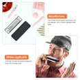 thumbnail image 3 of GOOHOCHY 1 PC Duradero 10-agujero Blues de 20 tonos Harmonica Pequeño Instrumento Blues Harmonica, 3 of 7