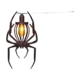 thumbnail image 2 of MInHoues Halloween Spider Hanging Lamp 12 Inch, Vintage Metal Halloween Spider Decor Light, Indoor Outdoor Halloween Party Porch Haunted House Hanging Ornament, 2 of 8