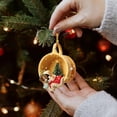 thumbnail image 4 of Clearance! Christmas Pendant Ornaments Personality Ornaments Christmas Ornaments Christmas Tree Ornaments Ornaments Indoor Rear View Pendant Ornaments, 4 of 9