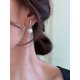 thumbnail image 2 of 1pair Luxury Cultured Pearl Silver Drop Earrings Fine Jewelry Gift For Mother's Day, 2 of 5