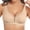 Beige, variant on MVRLSH Sports Jelly Bras for Women No Underwire Wireless Full Coverage Breathable Airhole Design Underwear Strapless Bra