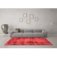 thumbnail image 3 of Ahgly Company Indoor Square Abstract Red Modern Area Rugs, 6' Square, 3 of 4