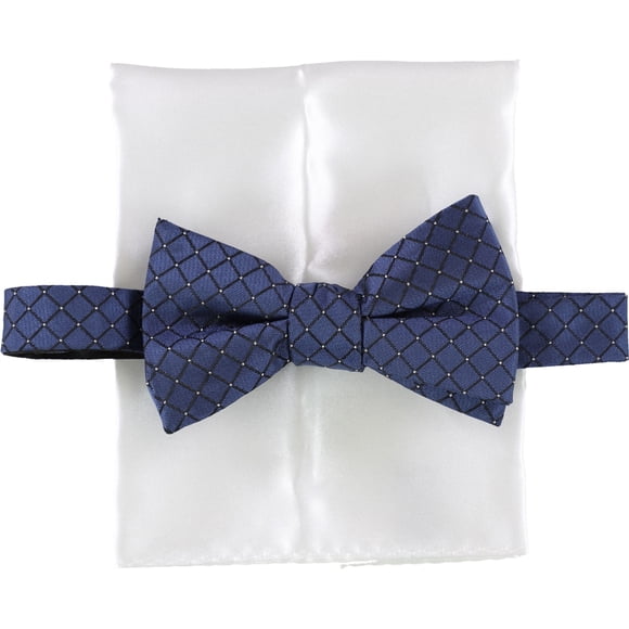 Alfani - Pajarita preatada de 2 piezas para hombre, azul, talla única