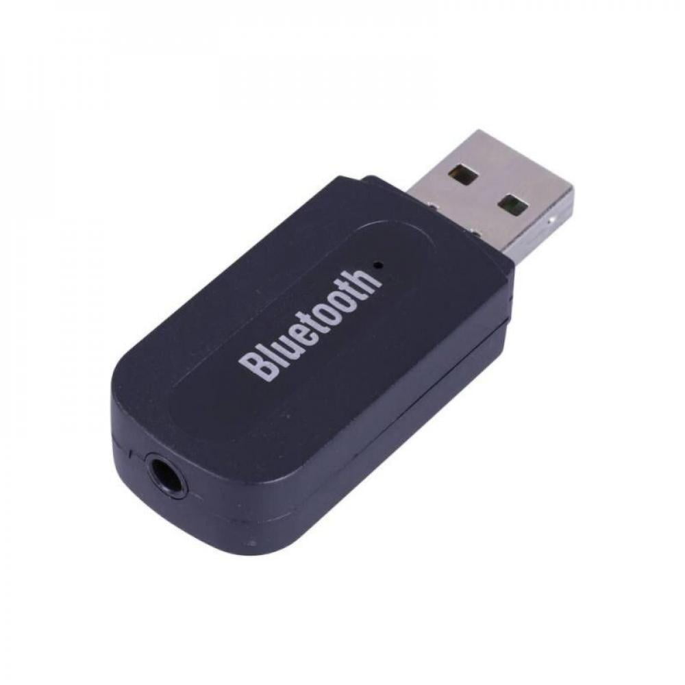 Harde wind Willen Kindercentrum 3.5mm Jack USB Bluetooth AUX Wireless Car Audio Receiver A2DP Music Receiver  Adapter - Walmart.com