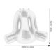 thumbnail image 2 of unbranded Maniquí Transparente Para Exhibir Pañales Y Ropa Con Estructura Inflable Y Duradera, 2 of 8