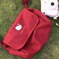 thumbnail image 2 of Bolsa de mensajero versátil de Hello Kitty para mujer, bolso de hombro de estilo universitario con dibujos animados de Sanrio, suave, sentido avanzado, 2 of 4