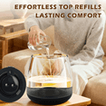 thumbnail image 5 of HEEYCEM Humidifiers for Bedroom, 3 L Cool Mist Top-Fill 40H Super Long Time, 23dB Quiet, Baby Humidifier, Oil Diffuser for Large Room, Plants, Nursery, Office, 7 Color Light Ultrasonic, 5 of 10