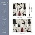 thumbnail image 2 of Yayeee Toggle Light Switch Wall Plate 3-Gang 6.37"x4.48" Decorative Outlet Cover, Christmas Plaid Forest, 2 of 7