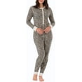 thumbnail image 5 of Fruit of the Loom womens Micro Waffle Premium Thermal Union Suit - Animal Print, 5 of 5