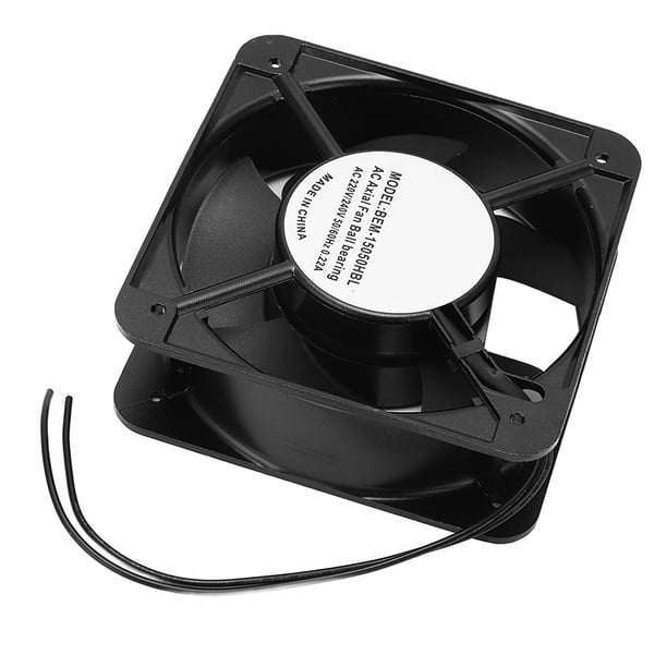 Ventilador Axial AC 220 240 V, Extractor Resistente A La Oxidación 185 CFM Alta Dureza Sin Rotura Potente 2500 RPM Con Rodamiento De Bolas Para Gabinete Eléctrico Industrial