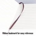 thumbnail image 3 of Stylish Mini Hardcover Leather Journal Notebooks Pocket notepad, 3 of 5