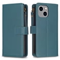 thumbnail image 2 of Compatible with iPhone 14 Plus Premium PU Leather Wallet Case with 9 Card Slots Zipper Pocket and Hand Strap, 2 of 5