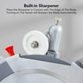 thumbnail image 5 of 2025 New Meat Slicer, Commercial Meat Slicer 550W, Electric Food Slicer with 12" Carbon Steel Blade For Shop Restaurant Home Use 0-14mm Adjustable Slicing Thickness Sliver, 5 of 7