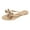 Brown, variant on Studded Jelly Flip Flops for Women Bowknot Sandals Flat Thongs Slippers Slip on Beach Shoes