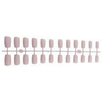 RAGUPEL 24Pcs Glue on Nails for Women,Light Purple Short Press on Nails for Women,Matte Design Nails Press On,Cute Nails for Daily Life,Style2