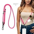 thumbnail image 2 of Phone Lanyard Crossbody with A Phone Tabs Adjustable Antitheft Phone Strap for All Phones Metal Buckles Universal Cell Phone Neck Lanyard for Women and Men, 2 of 6