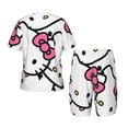 thumbnail image 5 of Hello Kitty Sleepwear Short sleeve Top and Shorts Pajama Summer Pjs 2-Piece Pajama Set, 5 of 8