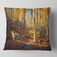 thumbnail image 2 of Designart Crimean Mountains Yellow Leaves - Landscape Photography Throw Pillow - 18x18, 2 of 5