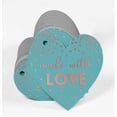 thumbnail image 3 of Inkdotpot Made With Love Wedding Bottle Tag Real Rose Gold Foil Favor Hang Tags Pack Of 50, 3 of 6