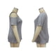 thumbnail image 4 of Just My Size Túnica de jersey Slub de talla grande para mujer con cuello de ganchillo Zhivalor FSHY023-6, 4 of 5