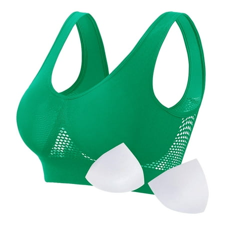 FANGMONE Sports Bras for Women Adhesive Bra Push up Plus Size Sports Bra High Support Sport Bras Tank Tops with Built in Bra Floaty Cozy Wireless Bra Warehouse Clearance Bargains Sale