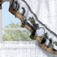 thumbnail image 5 of Achim Jade Printed Tier and Swag Window Curtain Set - 57" x 36", Charcoal Gray, 5 of 5