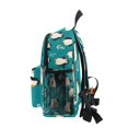thumbnail image 4 of FORMRS School Backpack with Front Zippered Pocket 12" Student Travel Daypack, Green Cartoon Penguin Pattern, 4 of 6